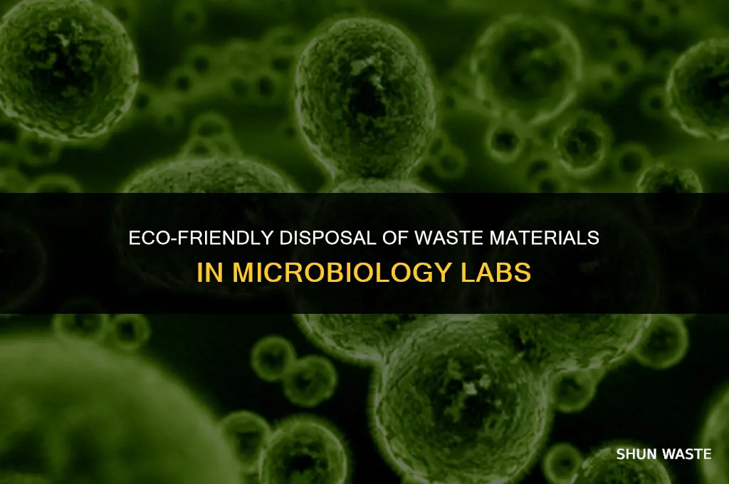 how to dispose waste materials in microbiology