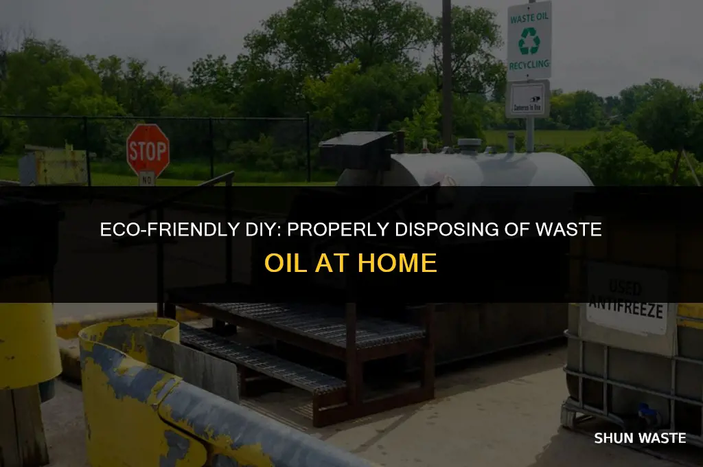 how to dispose waste oil if diy