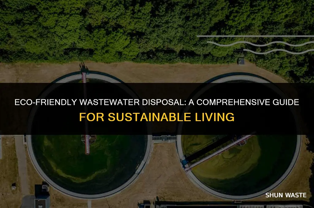 how to dispose waste water