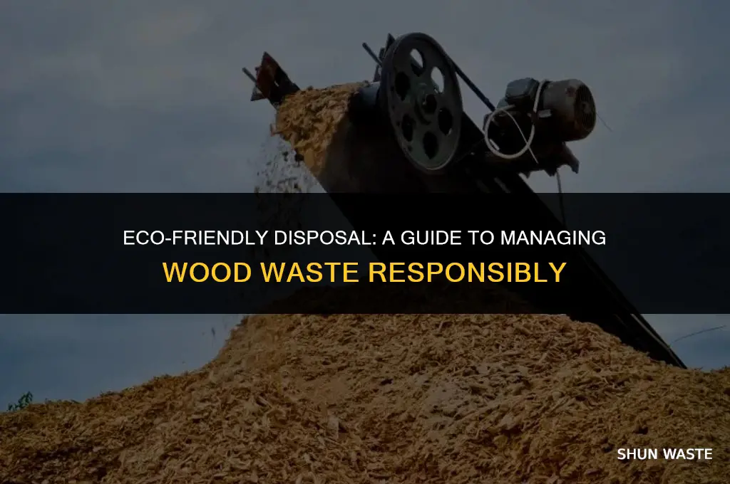 how to dispose wood waste