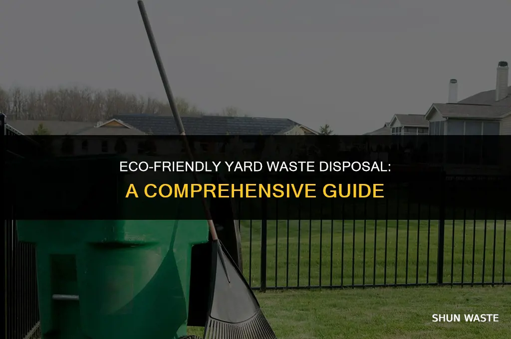 how to dispose yard waste