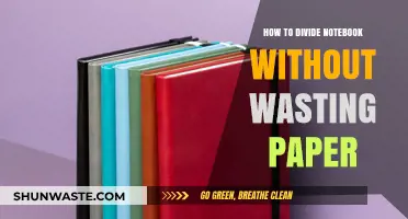 Efficient Notebook Division: Tips to Save Paper and Stay Organized