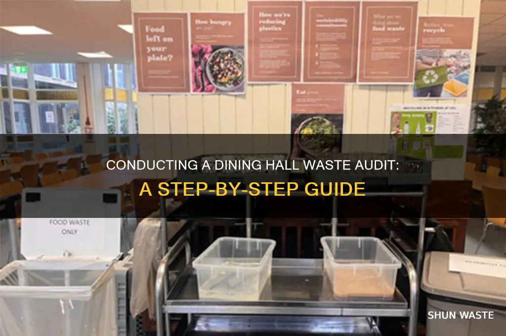 how to do a dining hall waste audit