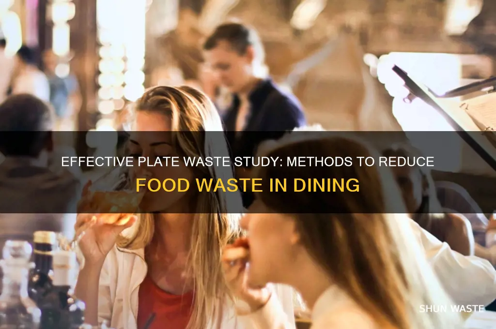 how to do a plate waste study