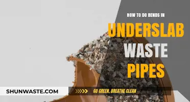 Mastering Underslab Waste Pipe Bends: A Step-by-Step Guide for Plumbers