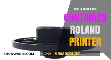 Efficiently Drain Your Roland Printer's Waste Container: A Step-by-Step Guide