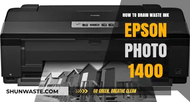 Efficiently Drain Waste Ink from Your Epson Photo 1400 Printer
