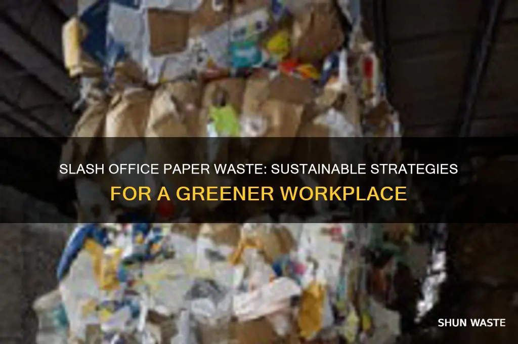 how to eliminate paper waste at work