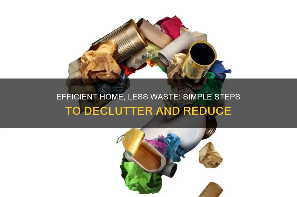 how to eliminate waste in your home
