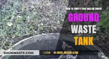 Efficiently Emptying Your 500-Gallon Above Ground Waste Tank: A Step-by-Step Guide