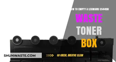Efficiently Emptying Your Lexmark C544dn Waste Toner Box: A Step-by-Step Guide