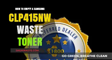 Efficiently Emptying Your Samsung CLP415NW Waste Toner: A Step-by-Step Guide