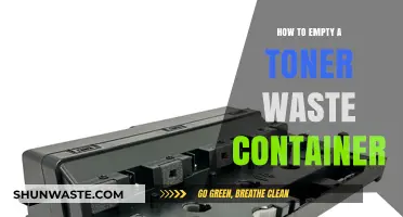 Efficiently Emptying Your Toner Waste Container: A Step-by-Step Guide