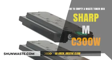 Efficiently Emptying Your Sharp M C300W Waste Toner Box: A Guide