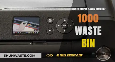 Efficiently Clear Canon ProGraf 1000 Waste Bin: A Step-by-Step Guide