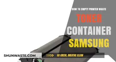 Easy Steps to Empty Samsung Printer Waste Toner Container