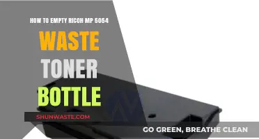 Efficiently Emptying Your Ricoh MP 5054 Waste Toner Bottle: A Step-by-Step Guide