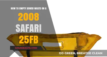 Emptying Sewer Waste in Your 2008 Safari 25FB: A Step-by-Step Guide