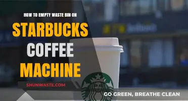 Quick Guide: Emptying Starbucks Coffee Machine Waste Bin Effortlessly