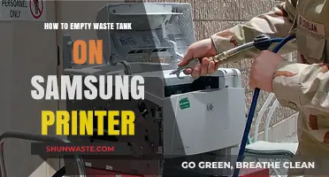 Efficiently Emptying Your Samsung Printer's Waste Tank: A Step-by-Step Guide