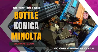 Easy Steps to Empty Konica Minolta Waste Toner Bottle Safely