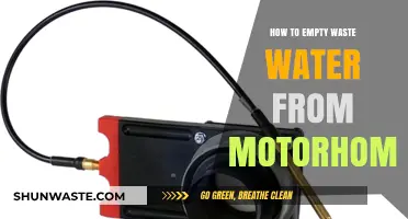 Efficiently Emptying Your Motorhome's Waste Water: A Step-by-Step Guide