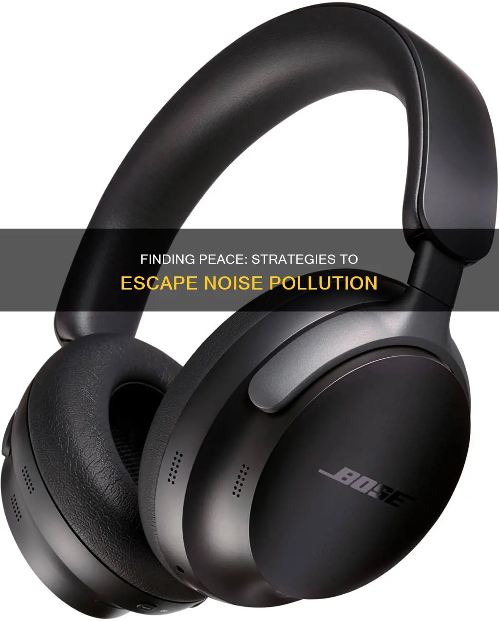 how to escape from noise pollution