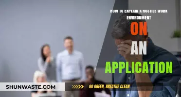 Navigating Job Applications: Addressing Hostile Work Environment Experiences Professionally
