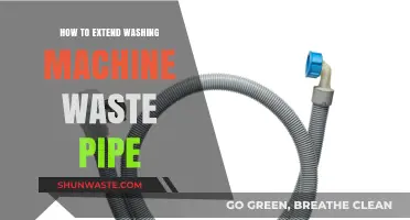 Easy Steps to Extend Your Washing Machine Waste Pipe