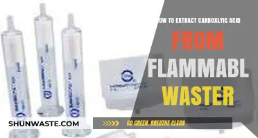 Safe Extraction of Carboxylic Acid from Flammable Waste: A Step-by-Step Guide