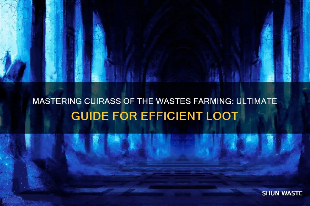 how to farm cuirass of the wastes
