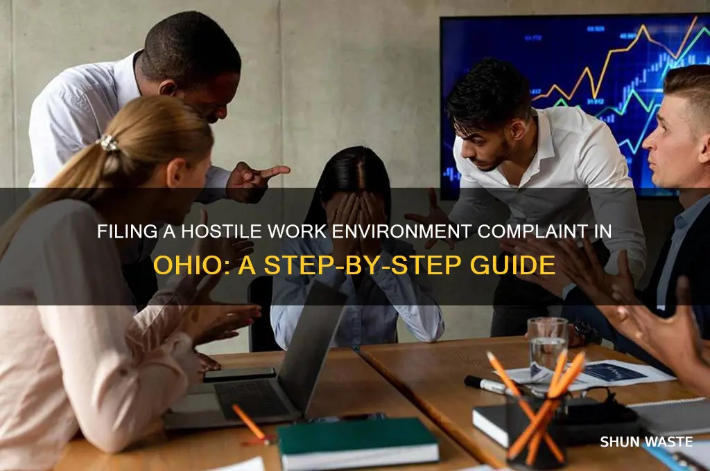 how to file a hostile work environment complaint in ohio