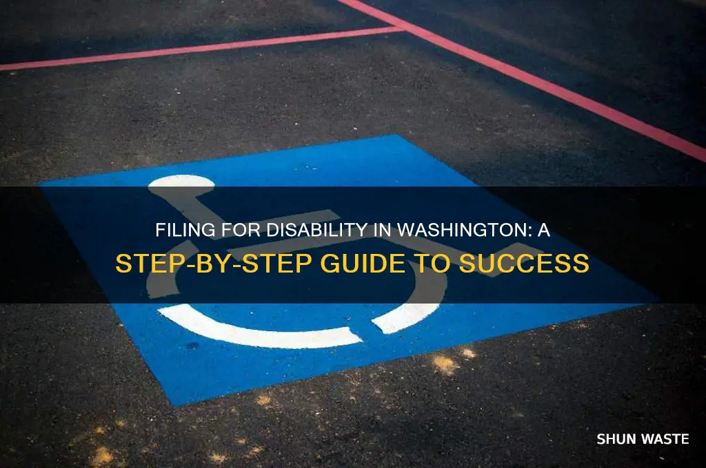 how to file for disability in wast
