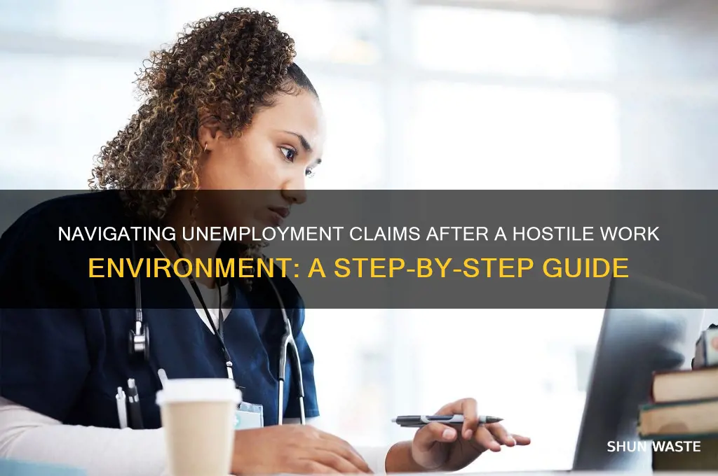how to file unemployment for hostile work environment
