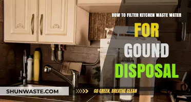 Eco-Friendly Kitchen: Filtering Wastewater for Ground Disposal