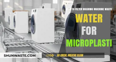 Effective Methods to Filter Microplastics from Washing Machine Wastewater