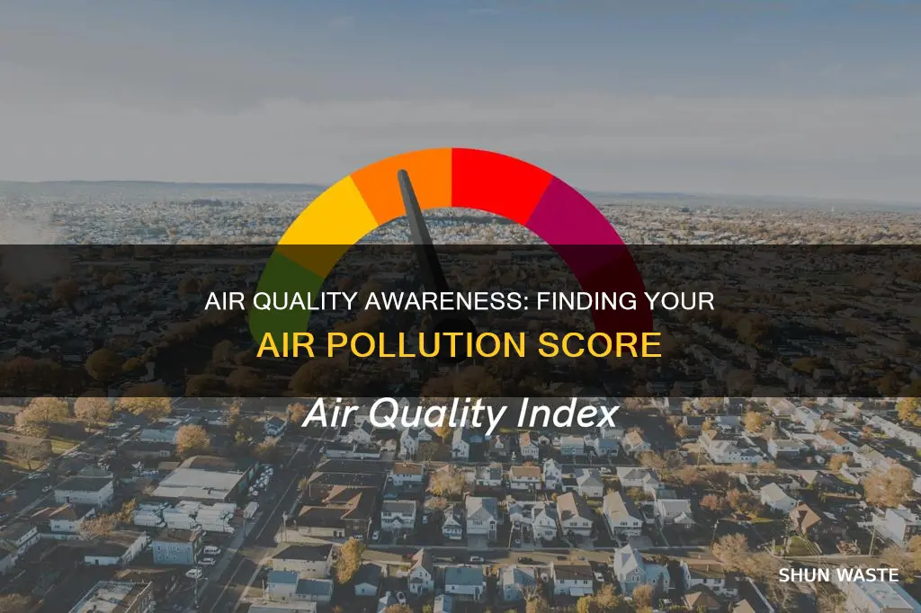 how to find air pollution score