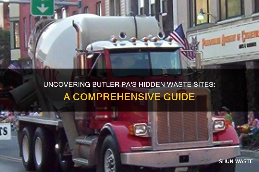 how to find old waste sites in butler pa