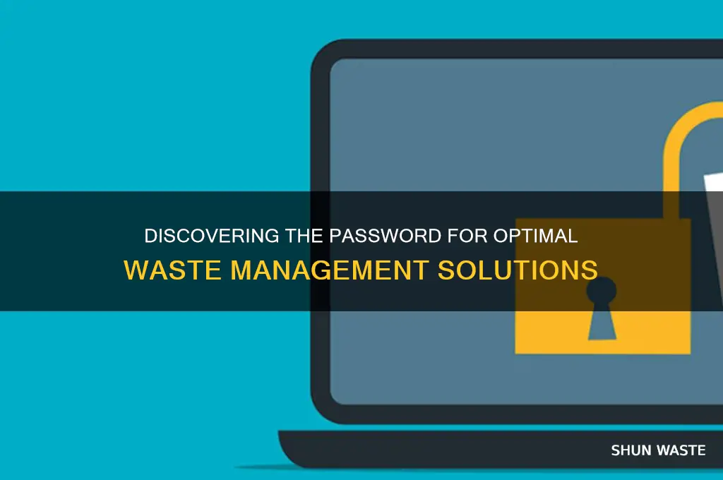 how to find password of best waste