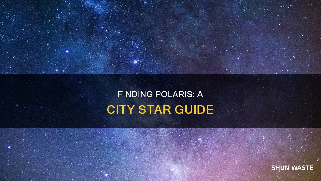 how to find polaris star in light polluted city