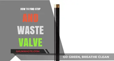 Locate Your Stop and Waste Valve: A Quick DIY Guide