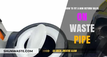 Easy Guide: Installing a Non-Return Valve on Your Waste Pipe