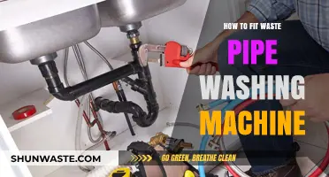 Easy Guide to Installing Waste Pipe for Your Washing Machine