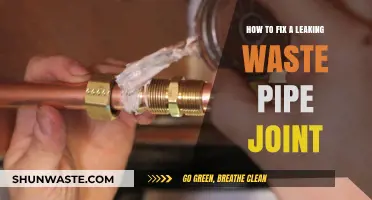 Quick DIY Guide: Fixing a Leaking Waste Pipe Joint Easily