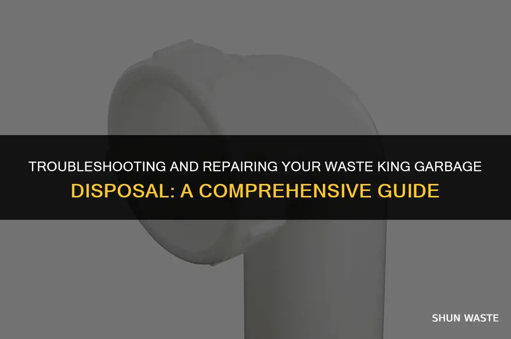 how to fix a waste king garbage disposal
