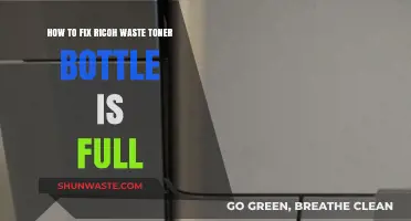 Fix Ricoh Waste Toner Bottle Full Error: Quick DIY Solution