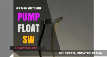 Fixing a Waste Sump Pump Float Switch: A Step-by-Step Guide