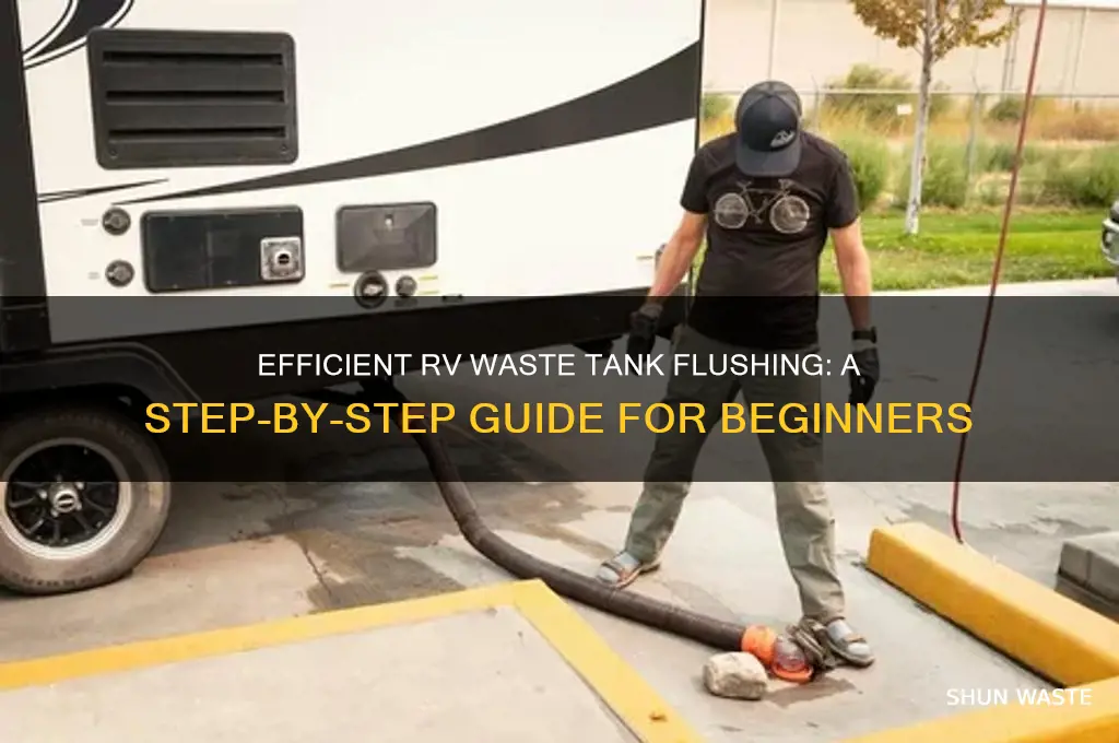 how to flush out rv waste tank
