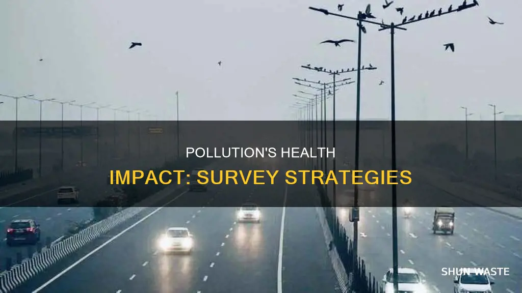 how to gauge role of pollution on health in surveys