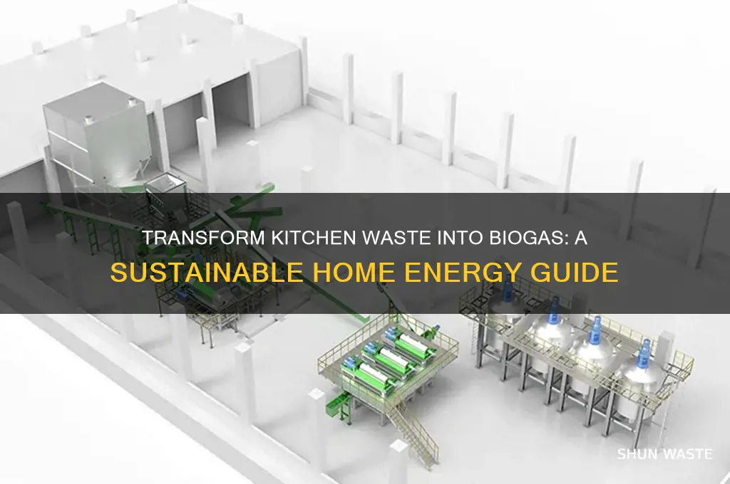 how to generate biogas from kitchen waste
